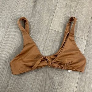 Kaikini Brown Bikini Top